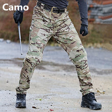 Men Tactical cargo Pants Army Fashion Outdoor Hiking Trekking Casual Sweatpants Camouflage Military Multi pocket Trousers S-6XL