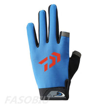 2020 New Daiwa 3 Fingers Cut Outdoor Sport Hiking Gloves Spring Cotton Waterproof Anti-slip Durable Fishing Glove