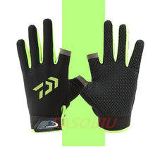 2020 New Daiwa 3 Fingers Cut Outdoor Sport Hiking Gloves Spring Cotton Waterproof Anti-slip Durable Fishing Glove