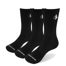YUEDGE Brand 3 Pairs Men's Terry Cushion Combed Cotton Crew Socks  Sports Socks Trekking Hiking Socks Winter Warm Thermal Socks