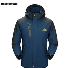 Mountainskin Spring Autumn Men Softshell Hiking Windproof Windbreaker Outdoor Camping Trekking Climbing Waterproof Jackets VA002