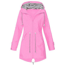 Autumn and Winter Women's Raincoat Transition Jacket Sunset Long Jacket Hiking Jacket Outdoor Camping Windproof Jackets Coats