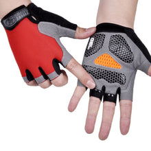 HOT Cycling Anti-slip Anti-sweat Men Women Half Finger Gloves Breathable Anti-shock Sports Gloves Bike Bicycle Glove