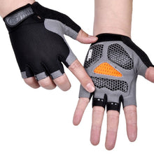 HOT Cycling Anti-slip Anti-sweat Men Women Half Finger Gloves Breathable Anti-shock Sports Gloves Bike Bicycle Glove