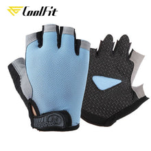 CoolFit New Cycling Anti-slip Anti-sweat Men Women Half Finger Gloves Breathable Anti-shock Sports Gloves Bike Bicycle Glove