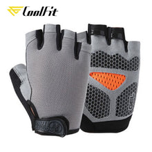 CoolFit New Cycling Anti-slip Anti-sweat Men Women Half Finger Gloves Breathable Anti-shock Sports Gloves Bike Bicycle Glove