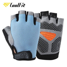 CoolFit New Cycling Anti-slip Anti-sweat Men Women Half Finger Gloves Breathable Anti-shock Sports Gloves Bike Bicycle Glove