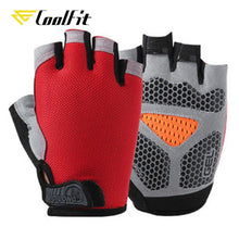 CoolFit New Cycling Anti-slip Anti-sweat Men Women Half Finger Gloves Breathable Anti-shock Sports Gloves Bike Bicycle Glove