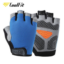 CoolFit New Cycling Anti-slip Anti-sweat Men Women Half Finger Gloves Breathable Anti-shock Sports Gloves Bike Bicycle Glove