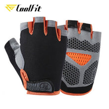 CoolFit New Cycling Anti-slip Anti-sweat Men Women Half Finger Gloves Breathable Anti-shock Sports Gloves Bike Bicycle Glove