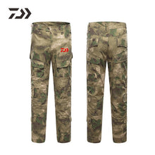 Daiwa Fishing Pants Outdoor Camping Hiking Suit Sport Wear Men Trousers Python Hiking Army Camouflage Suit Fishing Pants