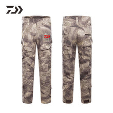Daiwa Fishing Pants Outdoor Camping Hiking Suit Sport Wear Men Trousers Python Hiking Army Camouflage Suit Fishing Pants