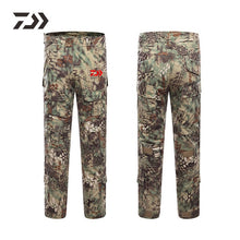 Daiwa Fishing Pants Outdoor Camping Hiking Suit Sport Wear Men Trousers Python Hiking Army Camouflage Suit Fishing Pants