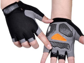 Cycling Gloves MTB Road Riding Gloves Anti-slip Camping Hiking Gloves Gym Fitness Sports Bike Bicycle Glove Half Finger Men