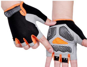 Cycling Gloves MTB Road Riding Gloves Anti-slip Camping Hiking Gloves Gym Fitness Sports Bike Bicycle Glove Half Finger Men