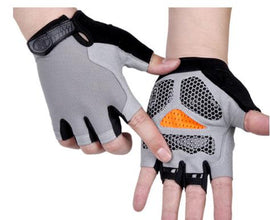Cycling Gloves MTB Road Riding Gloves Anti-slip Camping Hiking Gloves Gym Fitness Sports Bike Bicycle Glove Half Finger Men