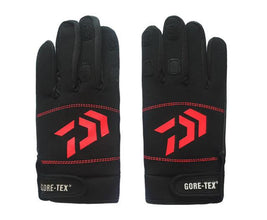 Daiwa 3 Fingers Cut Outdoor Sport Hiking Gloves Winter Warm Fishing Gloves Cotton Waterproof Anti-slip Durable Fishing Glove