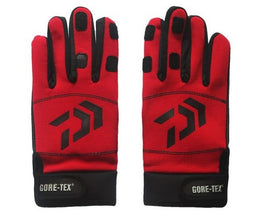 Daiwa 3 Fingers Cut Outdoor Sport Hiking Gloves Winter Warm Fishing Gloves Cotton Waterproof Anti-slip Durable Fishing Glove