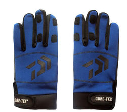 Daiwa 3 Fingers Cut Outdoor Sport Hiking Gloves Winter Warm Fishing Gloves Cotton Waterproof Anti-slip Durable Fishing Glove