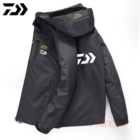 Daiwa Outdoor Running Camping Hiking Fishing Jacket Sun-Protect Ultralight Waterproof Windbreaker Autumn Winter Fishing Clothes