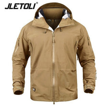 JLETOLI Waterproof Jacket Windbreaker Winter Outdoor Hiking Jacket Men Women Coat Windproof Hard Shell Jacket Tactics Clothes