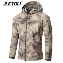JLETOLI Waterproof Jacket Windbreaker Winter Outdoor Hiking Jacket Men Women Coat Windproof Hard Shell Jacket Tactics Clothes