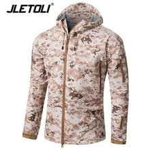 JLETOLI Waterproof Jacket Windbreaker Winter Outdoor Hiking Jacket Men Women Coat Windproof Hard Shell Jacket Tactics Clothes