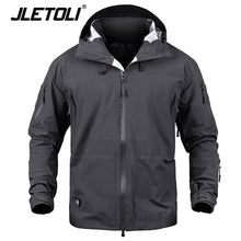 JLETOLI Waterproof Jacket Windbreaker Winter Outdoor Hiking Jacket Men Women Coat Windproof Hard Shell Jacket Tactics Clothes