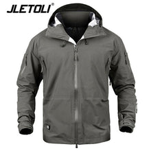 JLETOLI Waterproof Jacket Windbreaker Winter Outdoor Hiking Jacket Men Women Coat Windproof Hard Shell Jacket Tactics Clothes