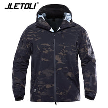 JLETOLI Waterproof Jacket Windbreaker Winter Outdoor Hiking Jacket Men Women Coat Windproof Hard Shell Jacket Tactics Clothes