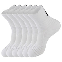 LifeWheel Men Socks Sports Basketball Cotton Tube Towels Breathable Comfortable Running Hiking Socks 6 Pairs/Lot