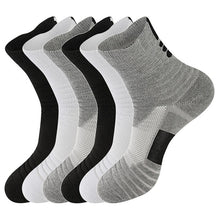 LifeWheel Men Socks Sports Basketball Cotton Tube Towels Breathable Comfortable Running Hiking Socks 6 Pairs/Lot