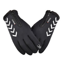 Winter Thermal Fleece Touchscreen Gloves Soft Fleece Gloves Cold Weather Fits Men & Women For Cycling Hiking Camping Skiing D30