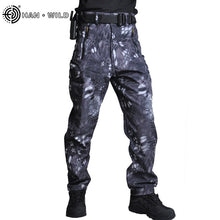 HAN WILD Men Hiking Pants Trekking Fishing Camping Climb Run Trousers Waterproof Outdoor Pants Windproof 4XL Breathable