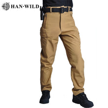 HAN WILD Men Hiking Pants Trekking Fishing Camping Climb Run Trousers Waterproof Outdoor Pants Windproof 4XL Breathable