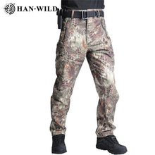 HAN WILD Men Hiking Pants Trekking Fishing Camping Climb Run Trousers Waterproof Outdoor Pants Windproof 4XL Breathable