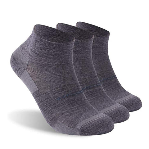 Athletic Running Socks, ZEALWOOD Unisex Merino Wool Anti-blister Cushion Hiking Socks,1/3 Pairs