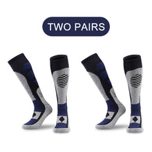 PHMAX Winter Fleece Ski Socks Men Snowboard Thicken Long Outdoor Sports Sock Keep Warm Cycling Running Hiking Skiing Socks