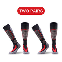 PHMAX Winter Fleece Ski Socks Men Snowboard Thicken Long Outdoor Sports Sock Keep Warm Cycling Running Hiking Skiing Socks