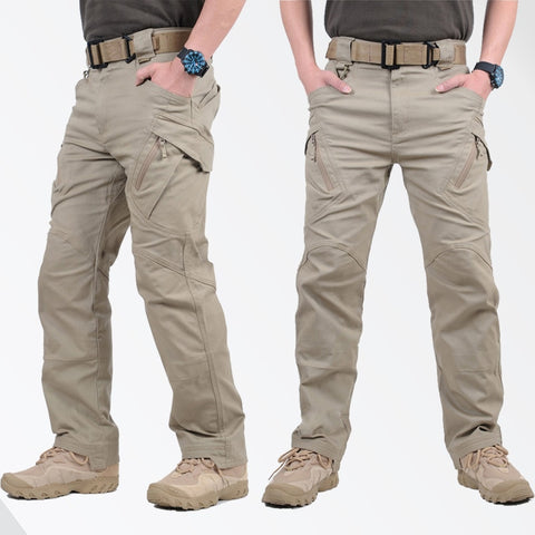 IX9 City Military Tactical Pants Men SWAT Combat Army Pants Casual Men Hiking Pants Outdoors Trousers Cargo Waterproof Pants