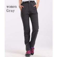 Windproof Warm Fleece Softshell Pants Outdoor Mountainskin Women Men Thick Fishing Camping Hiking Skiing Waterproof Trousers