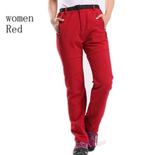 Windproof Warm Fleece Softshell Pants Outdoor Mountainskin Women Men Thick Fishing Camping Hiking Skiing Waterproof Trousers