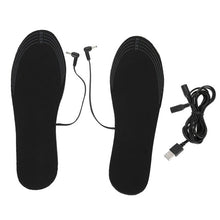 USB Heated Insoles Foot Warmer Insoles Electric Heated Insoles Warm Socks Feet Heater Outdoor Sports Heating Insoles For Hiking