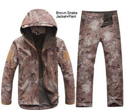 Men Outdoor Waterproof Jackets TAD V 5.0 XS Softshell Hunting Outfit Thermal Clothes Tactical Camping Hiking Breath Sport Suit