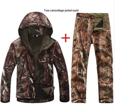 Men Outdoor Waterproof Jackets TAD V 5.0 XS Softshell Hunting Outfit Thermal Clothes Tactical Camping Hiking Breath Sport Suit