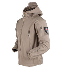 Army Shark Skin Soft Shell Clothes Tactical Windproof Waterproof Jackets Men Flight Pilot Hood Coat Military Field bomber S-4XL