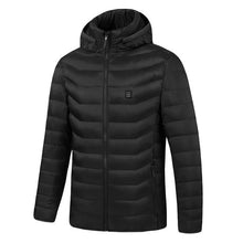 Electric Heated Jackets Vest USB Electric Heating Hooded Cotton Coat Camping Hiking Hunting Thermal Warmer Jacket Winter