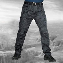 Men Casual Cargo Pants Elastic Outdoor Hiking Trekking Army Tactical Sweatpants Camouflage Military Multi Pocket Trousers S-6XL