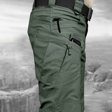 Men Casual Cargo Pants Elastic Outdoor Hiking Trekking Army Tactical Sweatpants Camouflage Military Multi Pocket Trousers S-6XL