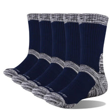 YUEGDE Brand Men 5 Pairs High Quality Cushion Cotton  Breathable Comfort Casual Sports Athletic Runing Hiking Crew Dress Socks